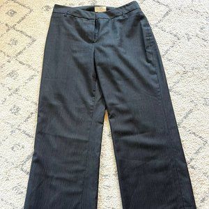 Ann Taylor Loft Pinstripe Trousers - 4 Petite